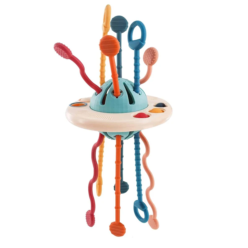 

Wholesale Educational Pull String Toy Funny Sensory Toys Montessori Pull String Travel Toys for Kids