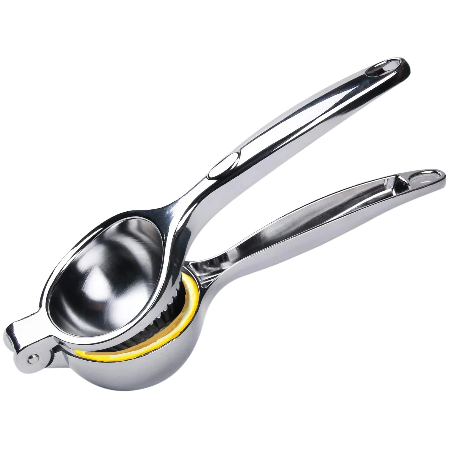 

Zinc alloy Lemon Squeezer Lime Squeezer Metal Heavy Duty Alloy Metal Lemon Juicer Lime Squeezer, Silver