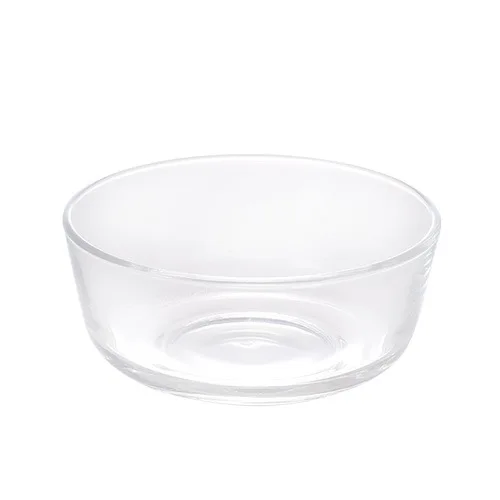 

Hot Sale Eco Friendly Round Shape Transparent Heat Resistant Glass Salad Bowl