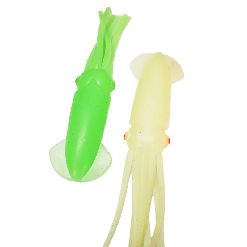 

Octopus soft fishing lure Multi-color silicone skirts with Luminous