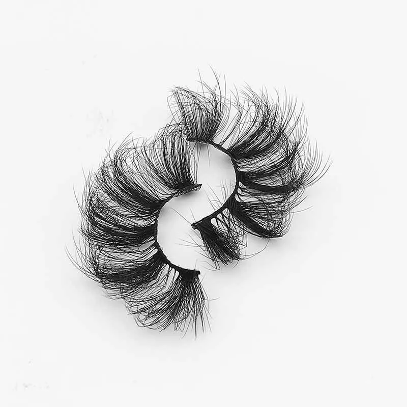 

Long Dramatic 25 mm Fluffy False Eyelashes 3D Faux Mink Strip Eyelashes Lashes