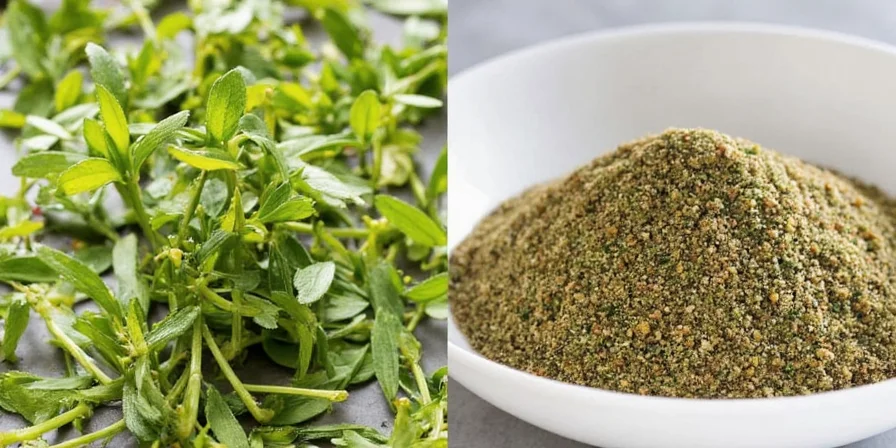 Herbs laid out neatly in jars