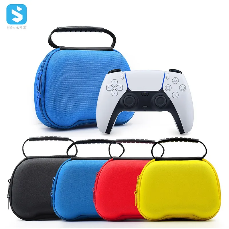 

New Portable shock absorption EVA storage bag for PS5 controller Travel Carrying Case For PlayStation 5 game accessories, As picture show