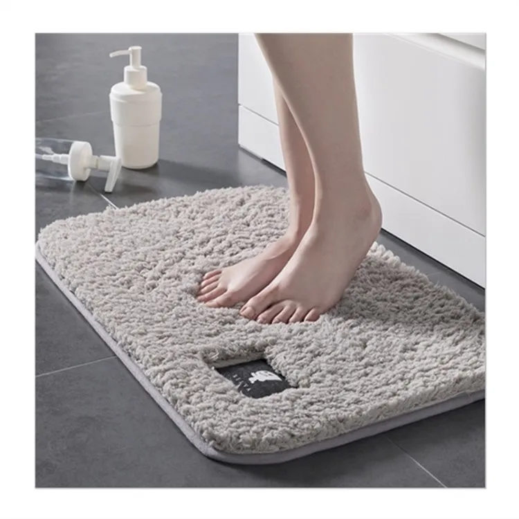 

Support custom High Quality Non-slip Bath Mat Home decoration Outdoor Shower rugs Bathroom Floor Carpets Bathroom Door Mat