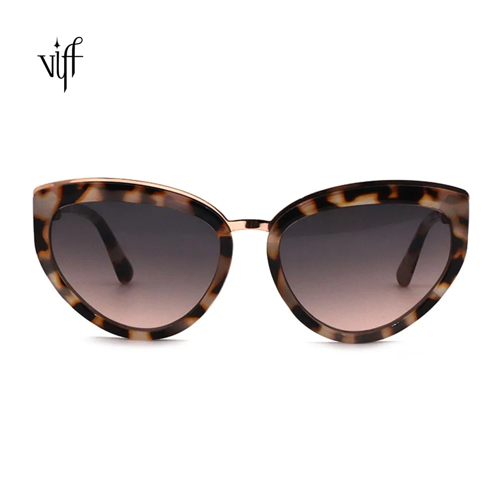 

VIFF HP19498 Cateye Sunglasses New Model Sunglasses China Wholesale Trending Cat Eye Torotiseshell Sunglasses