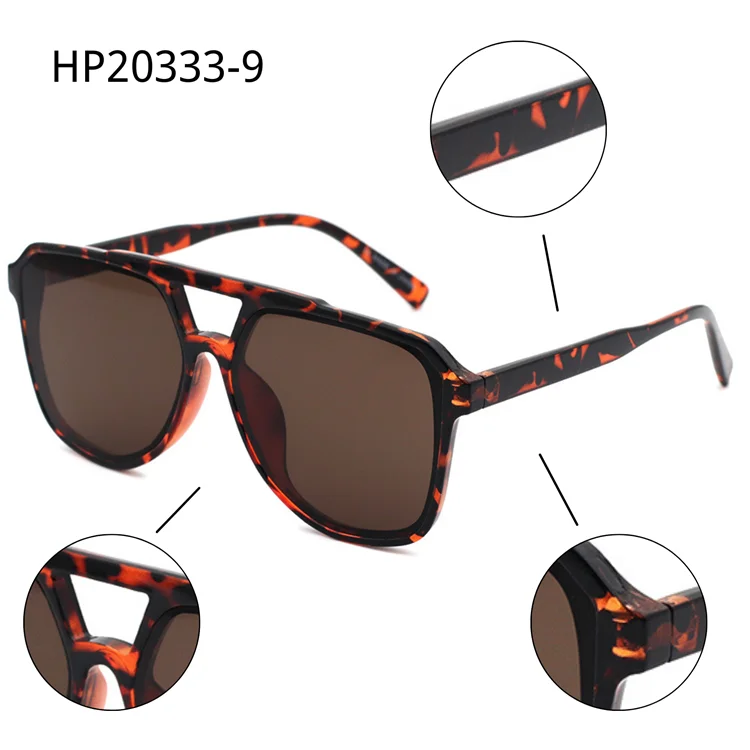 

2021 VIFF HP20333 Custom Logo Wholesale Supplier Big Tortoiseshell Frame Sun Glasses Retro Oversize Women Sunglasses