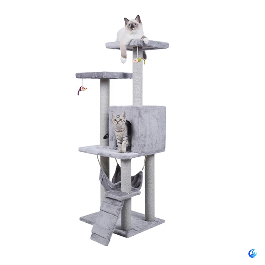 

Arbre A Chat 2022 Pet Toy Plush Animal Cat Tree House Scratcher Luxury Large High Quality Cat Tree Tower, As picture showed