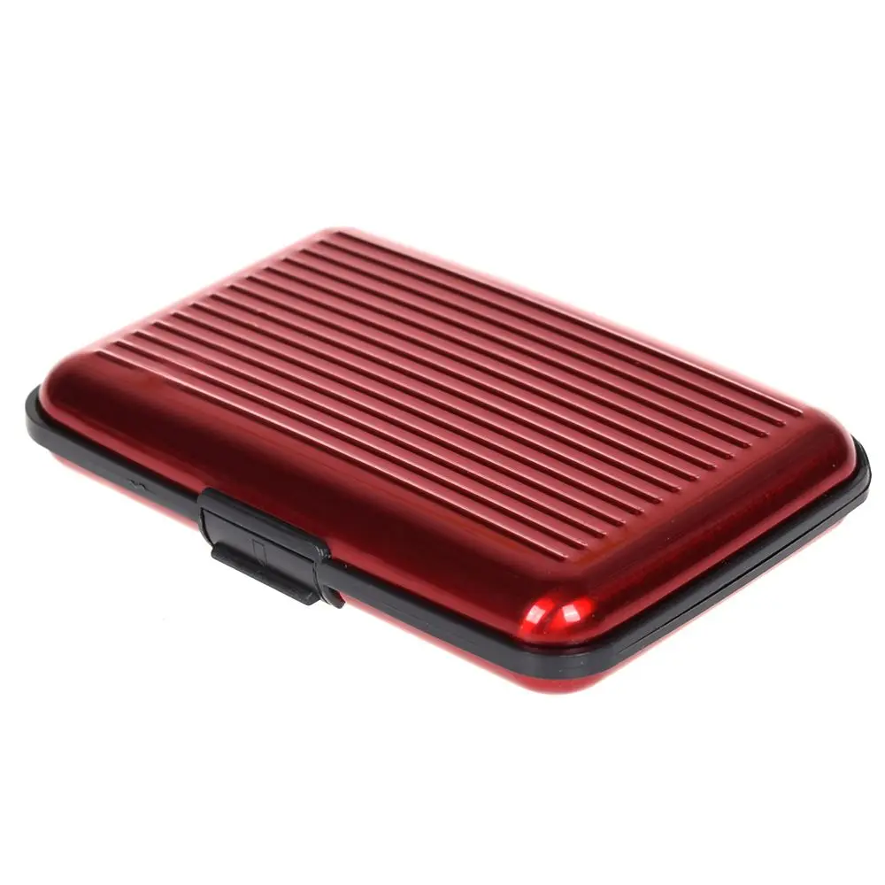 

RFID blocking case Aluminum Credit Card ID Card Money Holder Wallet case, Customized color