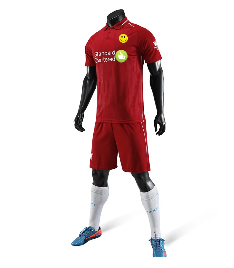 

wholesale football team shirt high quality functional material soccer wear sublimation soccer jersey