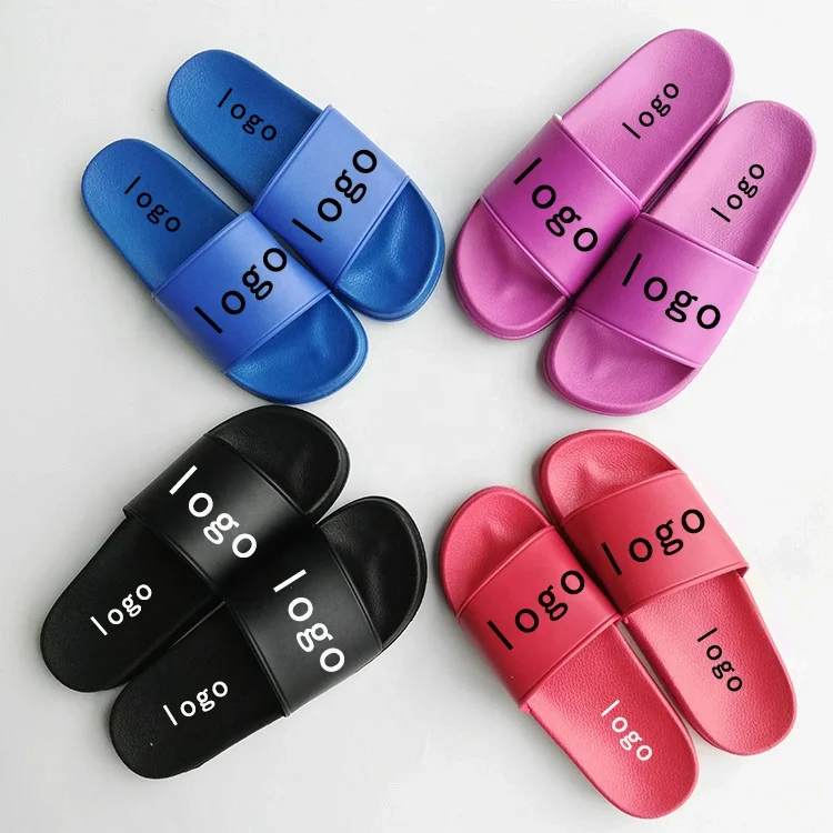 

customized Slide Sandal Men Summer slides slippers Sandals With Logo