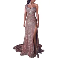 

Factory wholesale cocktail gown floor-length gowns Rose gold cock tail dresses