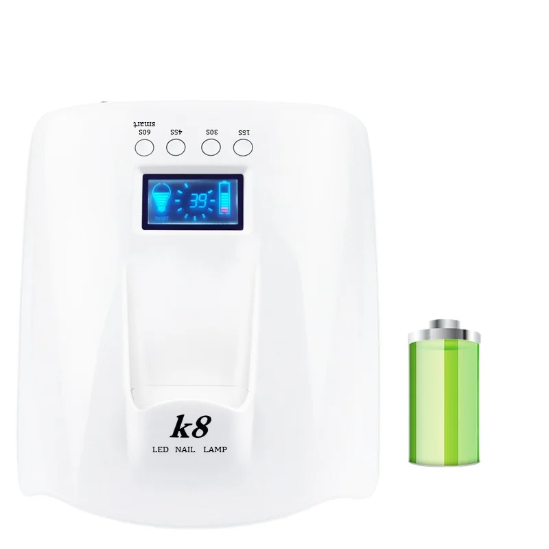 

2021 Hot Selling TY-K8 60W Nail Lamp Double Light Smart Nail Dryer UV Sensor LED Lamp for Nail Salon