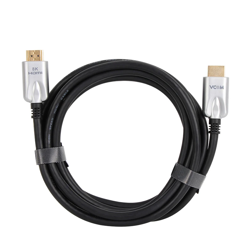 

VCOM Factory Custom Wholesale Price 8K HDMI 2.1 Cable 8K@60Hz 4K@120Hz Ultra HD 48Gbps High Speed HDMI 2.1 Cable
