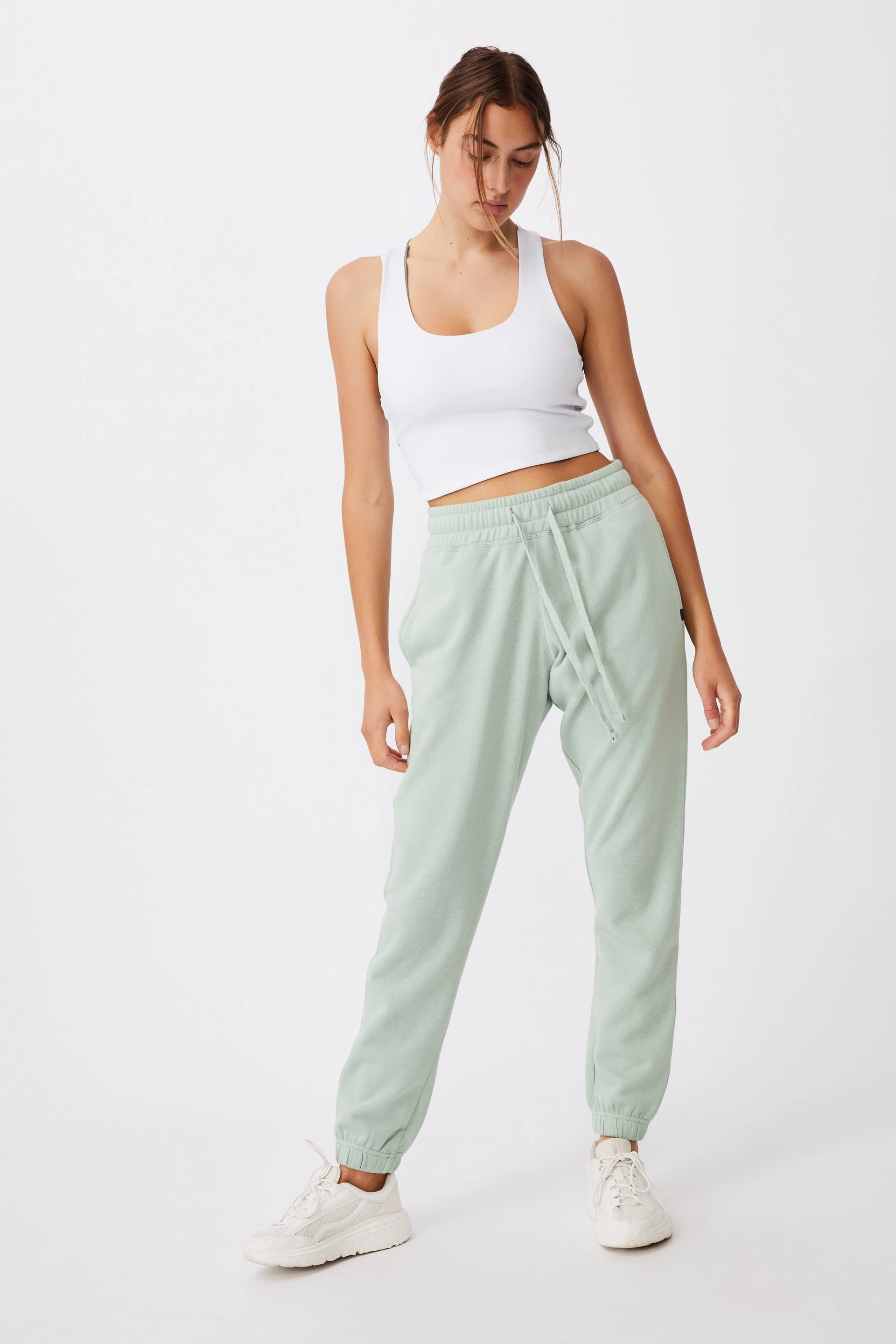 mgoo mint women sweatpants plain standard fit si
