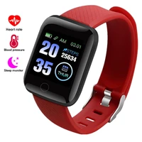 

2020 Hot selling color screen heart rate blood pressure monitor muliti sport mode Waterproof smartwatch 116 plus Smart Bracelet