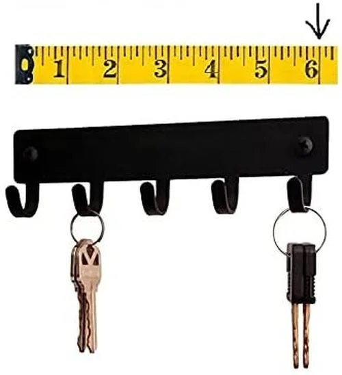 

Yinfa WOOF Dog Key Rack Hanger & Organizer - 6 Inch Wide Metal Wall Art TY2142