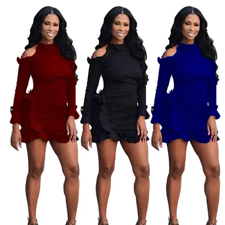 

Elegant vestidos elegante New Girls Fashion Casual Solid color Dresses 2021 Short Mini Dresses Women Clothes