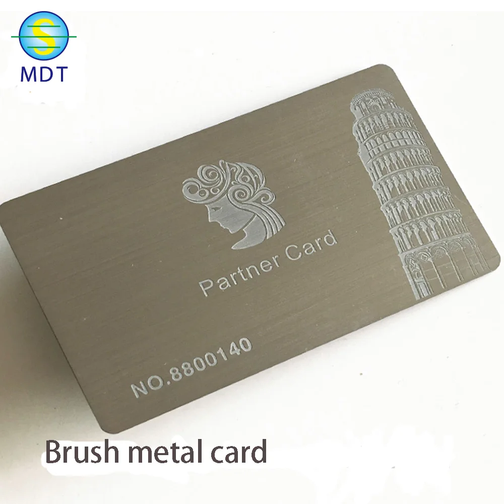

Mdt hot sale Metal business cards custom logo