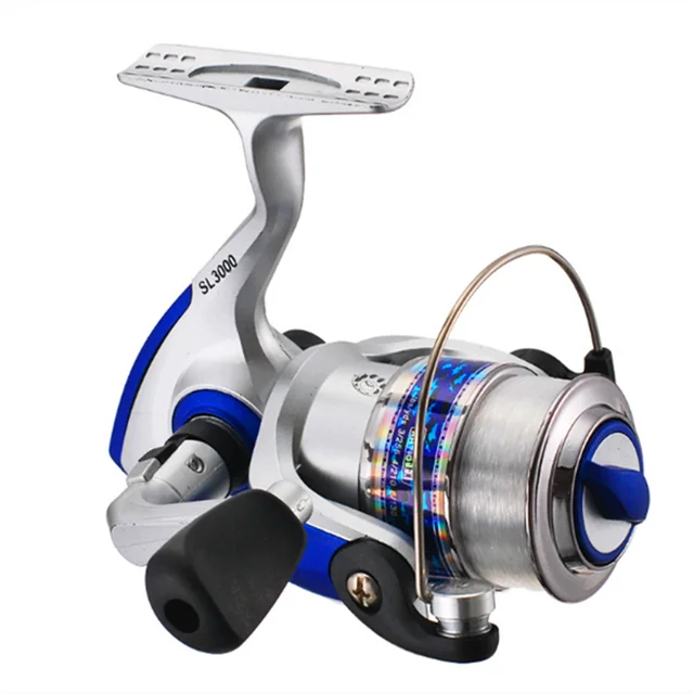 

SL Silver Fishing Reels Light Weight 1000 - 7000 Series 5.5:1 Plastic Spool Spinning Reel for Saltwater and Freshwater Fishing