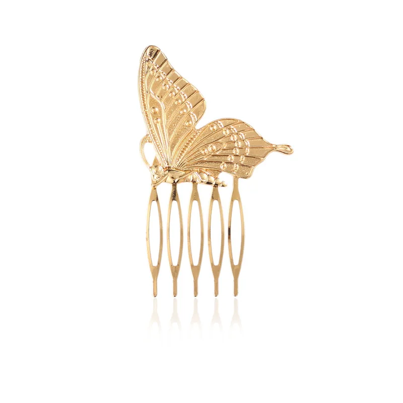 

New style Hair Pin Butterfly Shape Gold Plated Hairpin Girls Hair Accessories For Gift, As picture