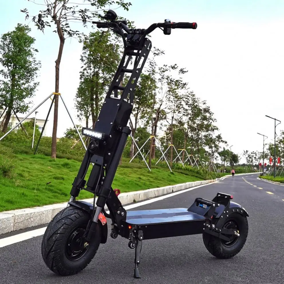 

Plastic 3000W 6000W 8000W 10000W 15000W Electric Scooter 60V/72V 11Inch/13Inch Made In China, Black/red