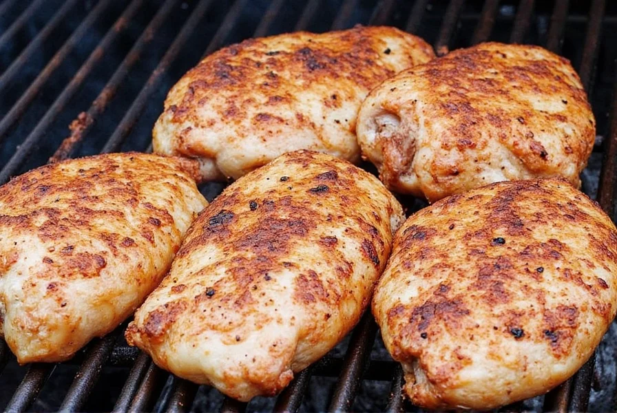 Smoked Chicken on Plate