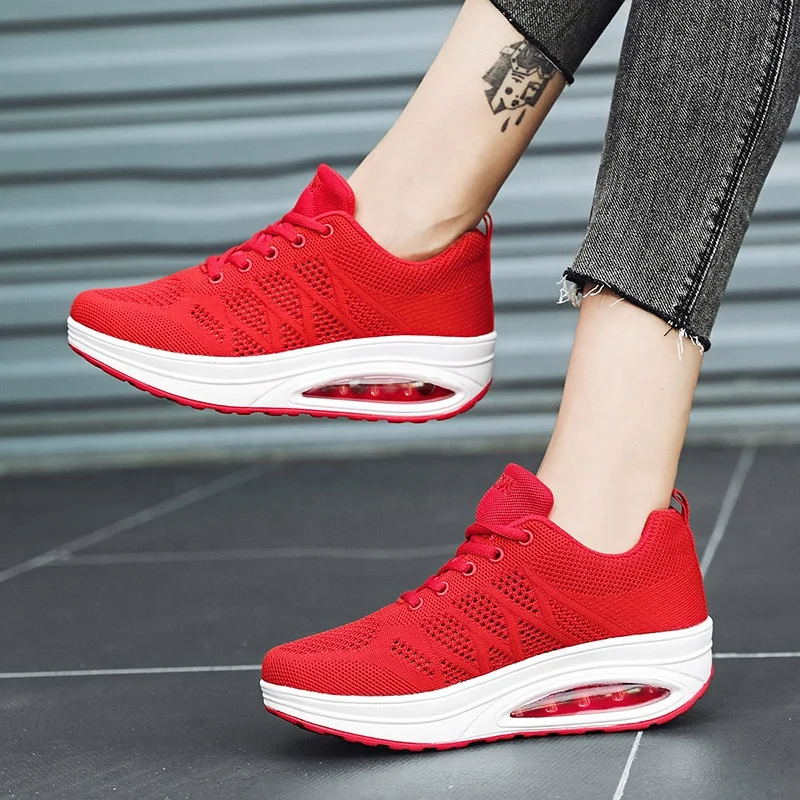 

Custom breathable mesh woman sport shoes joggers shoes girl run casual woman fashion sneaker shoe for woman