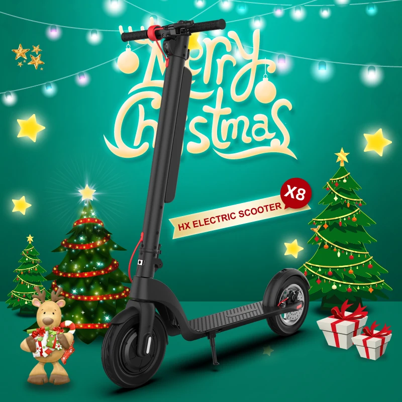 

USA Werehouse Free Shipping X8 Electric Scooters 10 Inch Foldable Adult Aluminium Alloy Lithium Battery Mini Limousine