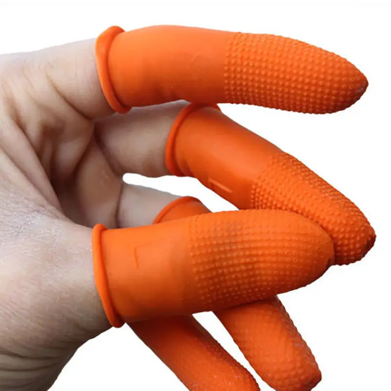 Silicone Finger Protectors Sleeve Tubes Caps Hot Glue Gun Finger Cover