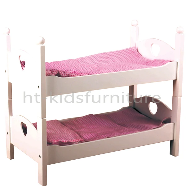 Hot Sale Mdf Baby Doll Bunk Bed Wooden Doll Furniture Buy Doll