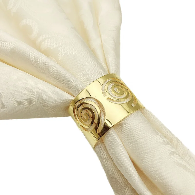 

Dinning Table Setting Round Napkin Rings Holers for Wedding, Various colors available