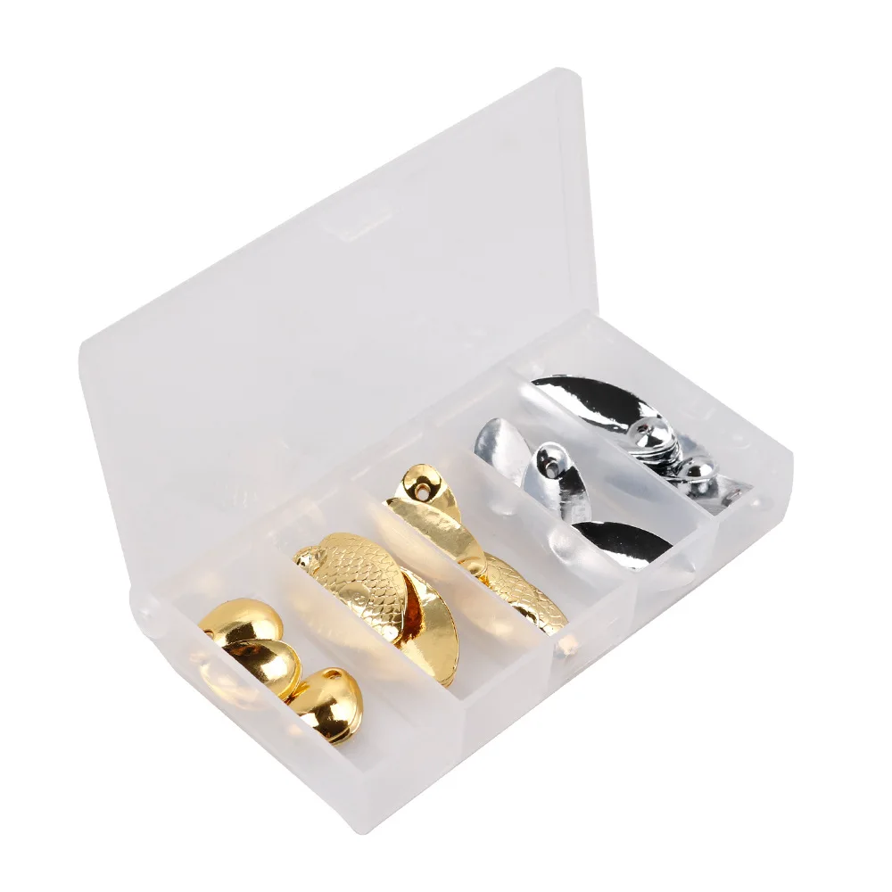 

5pc Hot selling top water sea water casting metal jigging lure set spoon bait fishing lures