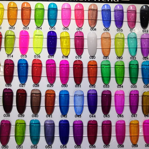 

Unigel Nail Polish Hot Sale Transparent 60 Colors Glaze Gel