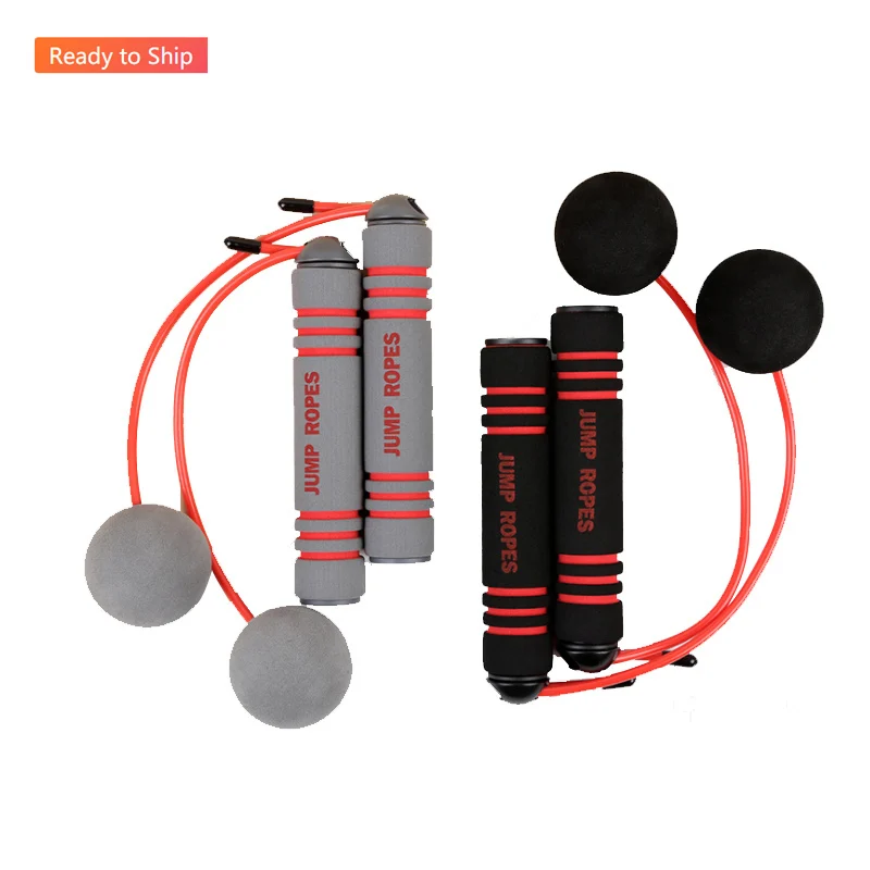 

Indoor and Outdoor Fitness PVC Wireless Weighted Jump Rope with foam handle Adjustable Cordless Skipping Rope for Unisex