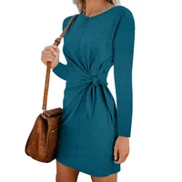 

Wholesale Aimishi Aamikast Fashion V-neck Full Sleeve Bodycon Pencil Dresses