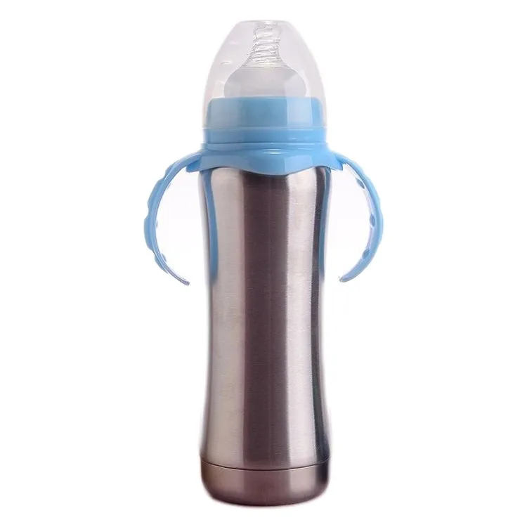 

High quality 8oz stainless steel baby milk feeding tumbler bottle for babies, Customized color