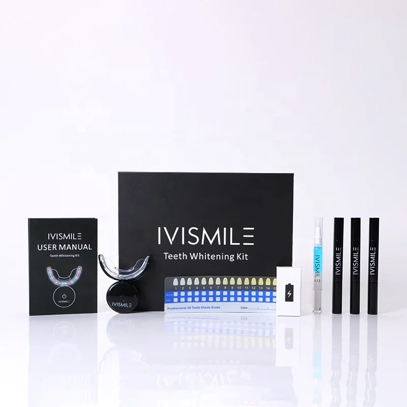 

CE Approved IVISMILE Dental Kit Wireless Charging At-home Teeth whitener System