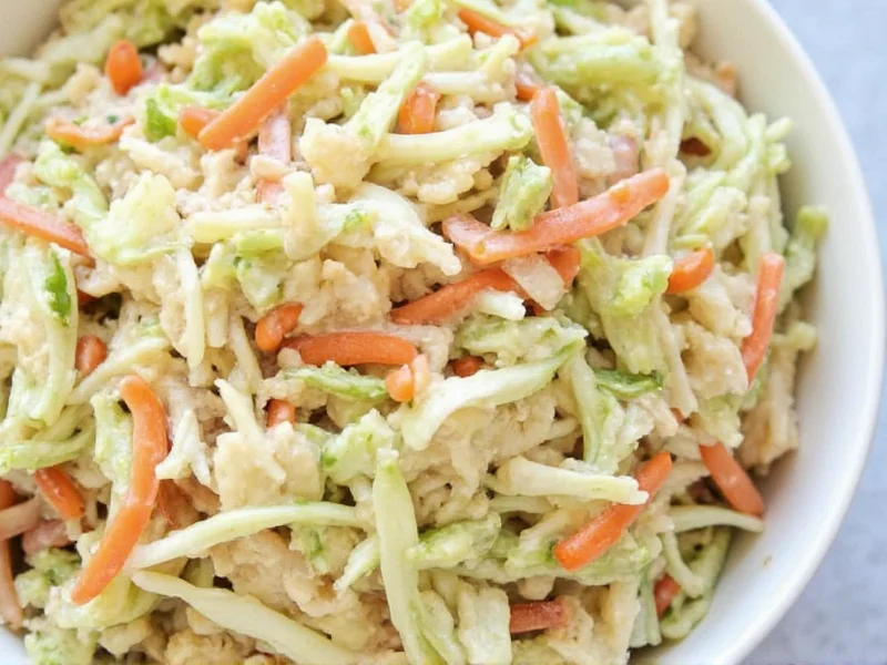homemade coleslaw