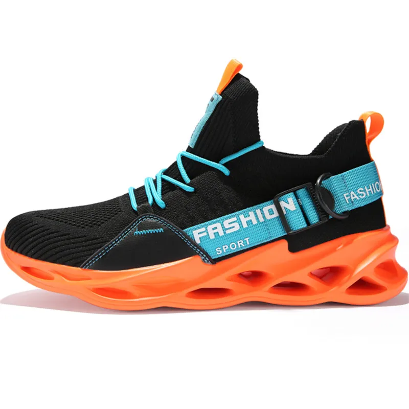 

Dropshipping Custom Logo Mesh Chunky Sneakers Breathable Shoes Slip Resistant Men's Casual Footwear lightweight Plus Size