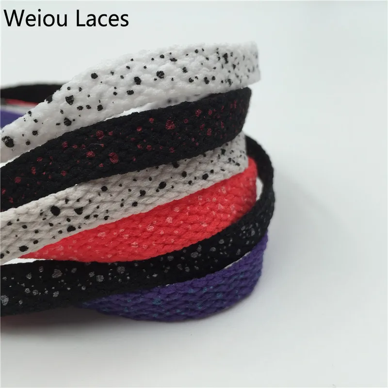 

Weiou Printing Custom Shoelaces Wonderful Dots Exclusive Design Cheap Price Shoe Laces Showstrings Dad Shoes, 6 colors available,support customized color