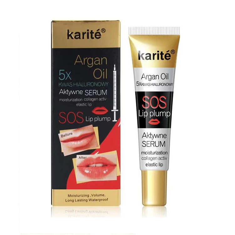 

Argan Oil Increase The Lips Elastic Lip Gloss Plumping Squeezed Lip Gloss