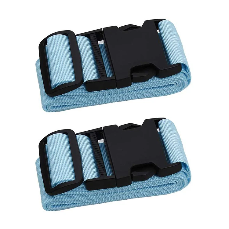
Custom logo Adjustable Travel Bag Straps Suitcase Luggage Belt Straps with TSA Lock 