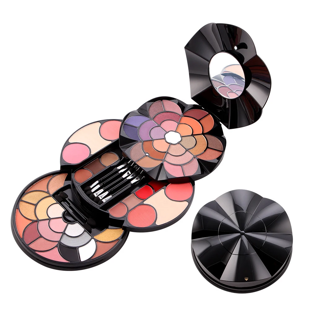 

Wholesale Customized Private Label High Pigmented Flower Rainbow Eye Shadow Makeup Eyeshadow Palette