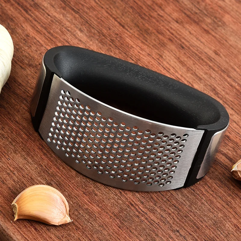 

Multi-function Garlic Press Stainless Steel Manual Garlic Press Garlic Kitchen Tools