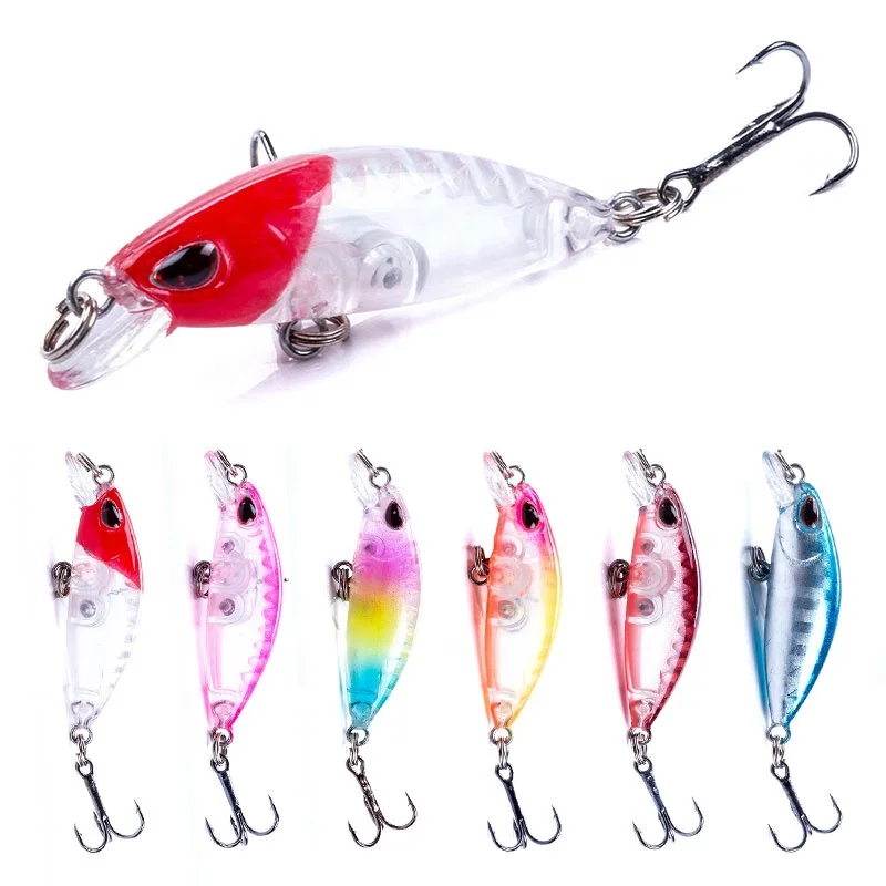 

Hengjia new small Slow down Minnow 2g Fishing lures, 6 colors