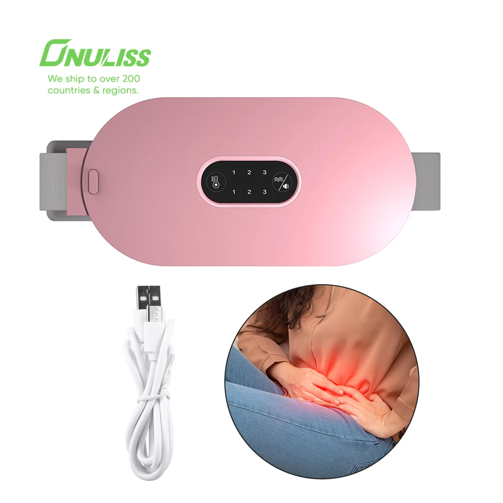 

Portable Cordless Massage Ems Belt Portable Long Use Time Lady Fast Heat Belt Warm Menstrual One Step Period Massage Belt