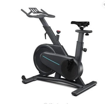 

Indoor Cycling Bike Silent Belt Drive Cycle Bike with Adjustable Handlebars & Seat, Black