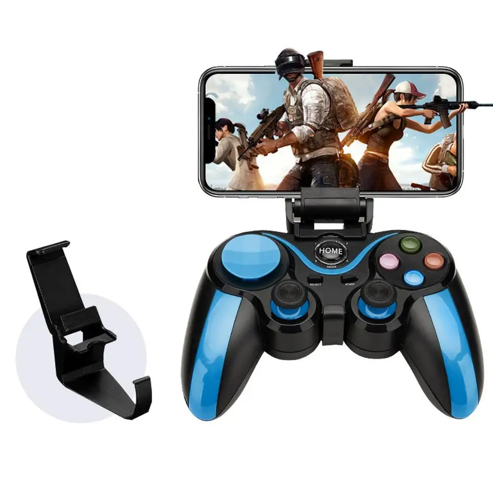 

S9 Gamepad Wireless Joystick Gaming Controller for PC TV Box handle compatible with Android / iOS mobile PUBG trigger Console, Black