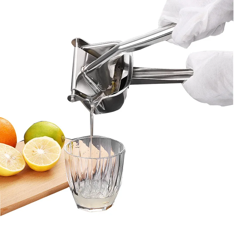 

Zogifts Amazon Hot Sale 304 Stainless Steel Fruit Juicer Household Hand Press Manual Juicer, Optional