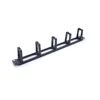 MT-4406-5 19 inch 1U type mount wire cable manager with 5 pcs plastic ring